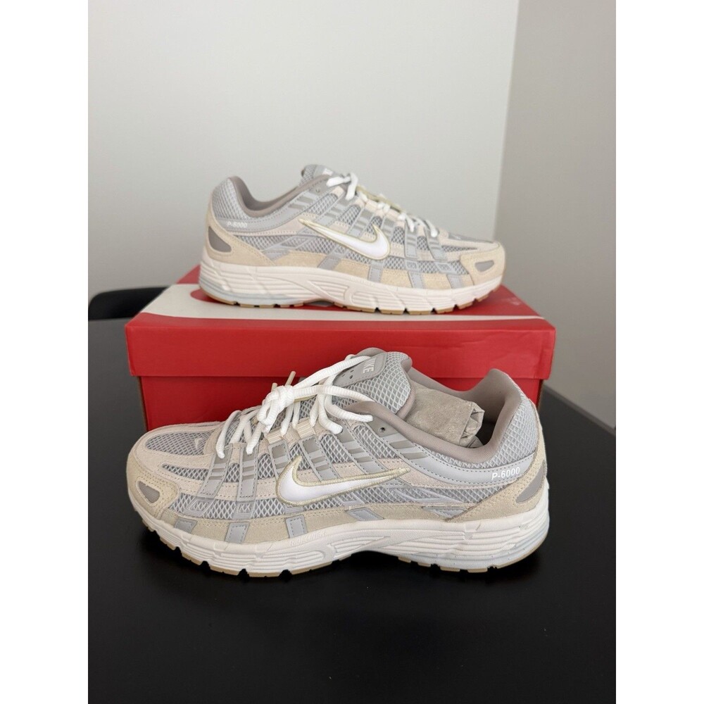 Nike P-6000 Beige Grey Women Lifestyle Casual Sneakers HV4312-025 Womens 10 NIB